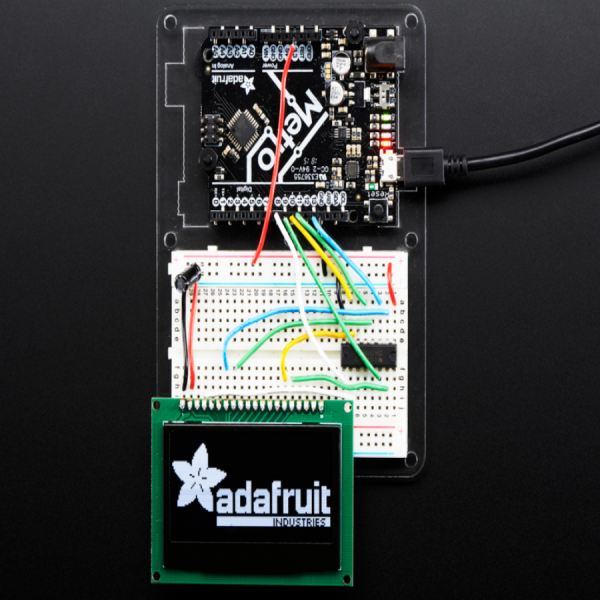 디바이스마트,MCU보드/전자키트 > 디스플레이 > LCD/OLED,Adafruit,Monochrome 2.42' 128x64 OLED Graphic Display Module Kit  [ada-2719],2.42인치의 직사각형 디스플레이입니다. 128x64 개별적인 OLED 픽셀로 구성되어있습니다. 8비트 모드에서 SPI나 I2C 모드로 바꿀수 있습니다.
