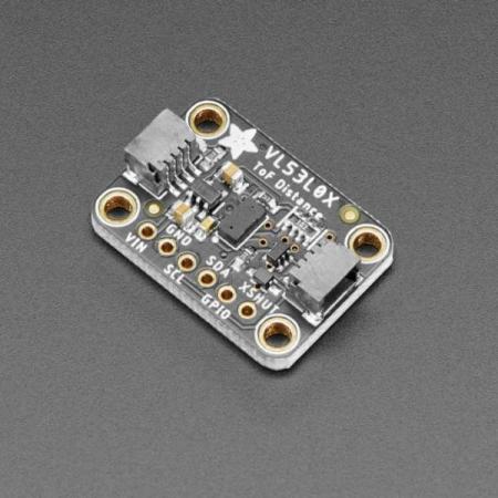 디바이스마트,MCU보드/전자키트 > 센서모듈 > 라이다/거리/초음파/라인 > 거리/근접센서,Adafruit,Adafruit VL53L0X Time of Flight Distance Sensor - ~30 to 1000mm [ada-3317],비행 시간이나 빛이 센서로 다시 돌아오는데 걸린 시간을 감지 / 기본 모드에서 약 30mm에서 1.2m까지 측정 / 3 ~ 12 %의 정확도 / Size: 21.0mm x 18.0mm x 2.8mm