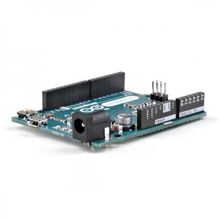 디바이스마트,오픈소스/코딩교육 > 아두이노 > 아두이노 정품 보드/쉴드/키트,아두이노,Arduino Leonardo with Headers,A000057 / ATmega32u4 (datasheet) 기반 / Digital I/O : 20개(7개는 PWM output으로, 12개는 analog input으로 사용 가능) / microUSB단자, 파워잭, ICSP헤더, 리셋버튼 / 동작 전압 : 5V