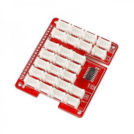 디바이스마트,오픈소스/코딩교육 > 라즈베리파이 > 라즈베리파이 확장보드/HAT,ELECROW,라즈베리파이 베이스 실드 [CT0068BSR],UART / I2C / Analog / Digital 인터페이스를 사용하는 Raspberry Pi의 Crowtail 베이직 실드 / 온보드 ADC 칩이있어 아날로그 출력 모듈을 Raspberry Pi에 사용 가능