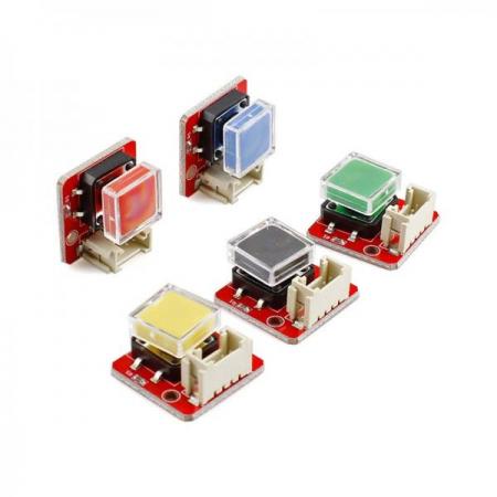 디바이스마트,오픈소스/코딩교육 > 아두이노 > 아두이노 스위치/릴레이모듈,ELECROW,Crowtail- 버튼스위치 모듈[CT0002BT],블랙, 레드, 블루, 그린, 옐로우 중 택 1 / 사이즈 : 20mm X 20mm X 23mm