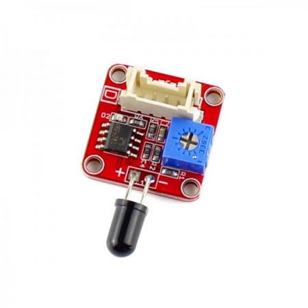 디바이스마트,MCU보드/전자키트 > 센서모듈 > 먼지/가스/연기/불꽃 > 화염/불꽃/번개센서,ELECROW,Crowtail- 화염감지센서[CT0052CFS],화재원 또는 760nm - 1100nm 범위의 파장의 다른 광원을 탐지하는 데 사용하는 감지센서입니다./작동 전압 : 5V