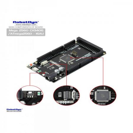 디바이스마트,오픈소스/코딩교육 > 아두이노 > 아두이노 호환보드,RobotDyn,아두이노 메가 호환보드 Mega 2560 CH340G [RD109],MEGA-CH340G/ATmega2560, Arduino Mega 2560과 완벽하게 호환되는 메가 2560 보드 / Atmel ATmega2560 마이크로 컨트롤러와 저렴한 CH340G USB-UART 인터페이스를 사용 / USB 케이블 미포함