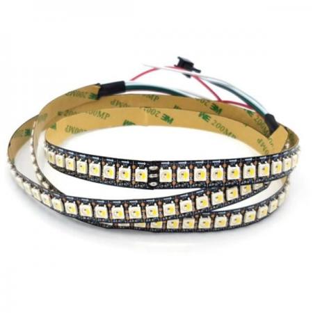 디바이스마트,LED/LCD > LED 인테리어조명 > 플렉서블 LED,SZH,SK6812 5050 RGBW 4색 플렉시블 스트립 LED (흑) [SZH-LD147],사이즈 : 1m / 전원 : 42W / 색상 : RGBW / 스트립색상: 블랙(Black) / 플렉시블 / 네오픽셀 및 WS2812 라이브러리 호환