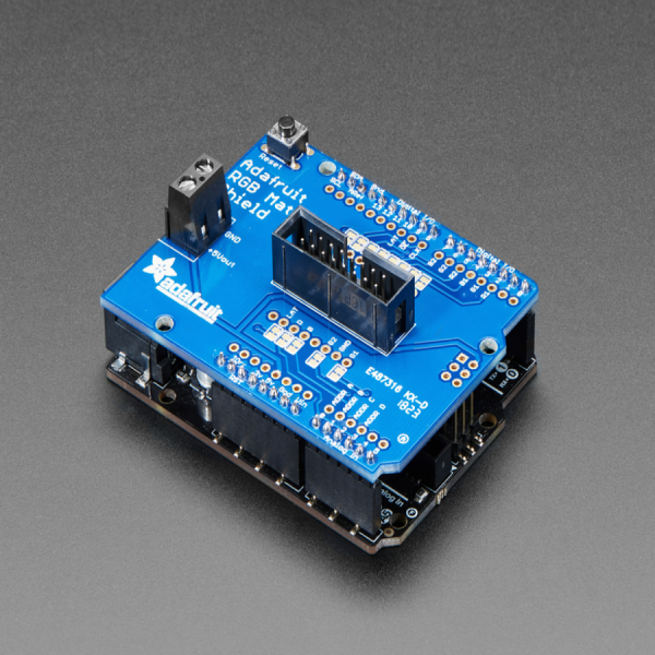 디바이스마트,오픈소스/코딩교육 > 아두이노 > 아두이노 LED/LCD모듈,Adafruit,아두이노용 RGB 매트릭스 쉴드 Adafruit RGB Matrix Shield for Arduino [ada-2601],아두이노용 RGB 매트릭스 쉴드입니다.