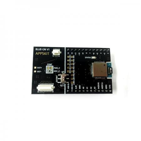 디바이스마트,MCU보드/전자키트 > 통신/네트워크 > 블루투스/BLE,APPSKIT,BLUE-ON V1 통신 노드,U-HUB V1의 I / O 확장 어댑터, FBL780BC 직렬 제어 블루투스 저에너지 모듈 내부, BLE 연결 용 상태 LED 1 개