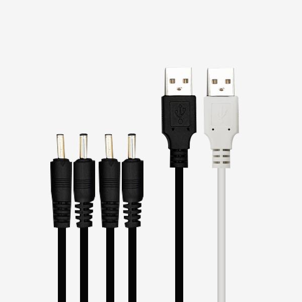 USB 아답터DC전원 분배기4채널 외경 3.5[1.2M][색상선택][MO-CB-023]