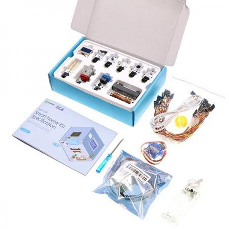 디바이스마트,오픈소스/코딩교육 > Micro:Bit > 마이크로비트 교육용키트,ELECFREAKS,마이크로비트 스마트홈 키트 (마이크로비트 별매) [EF08197],마이크로비트를 활용하여 쉽고 재미있게 간단한 스마트홈 시스템을 DIY 할 수 있는 키트입니다. / 11가지 샘플 프로젝트가 소개 되어있음 / 마이크로비트 보드 미포함