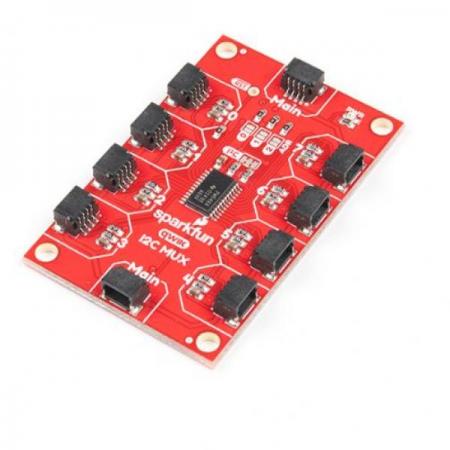 디바이스마트,MCU보드/전자키트 > 전원/신호/저장/응용 > 레벨컨버터/전압관리,SparkFun,SparkFun Qwiic Mux Breakout - 8 Channel (TCA9548A) [BOB-16784],I2C 멀티플렉서 / 같은 I2C 주소를 가지고 있는 여러개의 장치와 통신할 수 있게 해주는 제품 / 8채널로 연결시 최대 64개의 I2C 버스 허용 / 작동 전압: 1.65V-5.5V