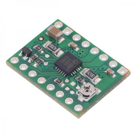 디바이스마트,기계/제어/로봇/모터 > 모터드라이버 > 스텝모터 드라이버 > 바이폴라 스텝모터 드라이버,Pololu,STSPIN820 Stepper Motor Driver Carrier #2878,A4988와 유사한 핀아웃 및 인터페이스를 갖추고 있어 범용적으로 사용 가능 / 스테핑 모터 드라이버 / 작동 전압: 7V~45V / 연속 전류: 0.9A / 최대 연속 전류: 1.5A