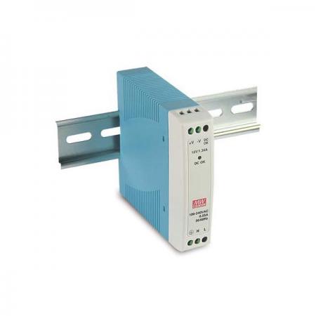 디바이스마트,전원/파워/배터리 > SMPS > DIN Rail 타입,MEANWELL,MDR-20-5,DIN Rail 타입 1채널 15W SMPS / 출력전압 : 5V / 출력전류 : 3A / 입력전압 : AC 85~264V / 변환효율 : 76% / MEANWELL
