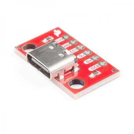 디바이스마트,MCU보드/전자키트 > 통신/네트워크 > USB관련,SparkFun,SparkFun USB-C Breakout [BOB-15100],소형 SMD를 납땜할 필요 없이 USB-C 커넥터를 통합할 수 있음 / 1.5A 및 최대 3A까지 제공