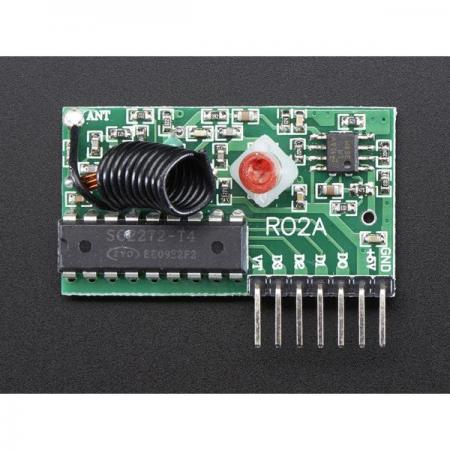 디바이스마트,MCU보드/전자키트 > 통신/네트워크 > RF/LoRa,Adafruit,Simple RF T4 Receiver - 315MHz Toggle Type [ada-1097],※Toggle형 리시버 모듈 , 전용 리모컨 필수 / 전용 리모컨으로 4개의 Pin을 무선으로 활성화/비활성화 시킬수 있는 모듈입니다.