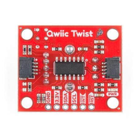 디바이스마트,MCU보드/전자키트 > 버튼/스위치/제어/RTC,SparkFun,SparkFun Qwiic Twist - RGB Rotary Encoder Breakout [DEV-15083],디지털 RGB 로터리 엔코더 브레이크 / 최대 16M 색상을 허용하는 PWM을 통해 제어되는 RGB LED / 다양한 인터럽트, 스위치, LED의 PWM 기능을 모두 처리하고 사용하기 쉬운 I2C 인터페이스 를 통해 모든 기능을 제공 / 전압: 3.3V