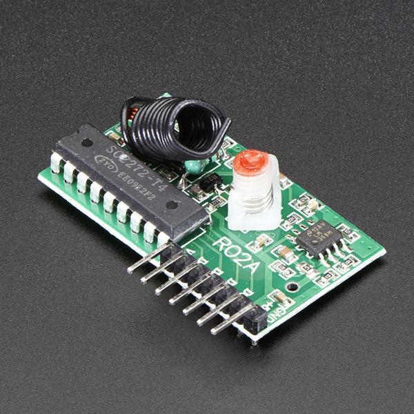 Simple RF T4 Receiver - 315MHz Toggle Type [ada-1097]