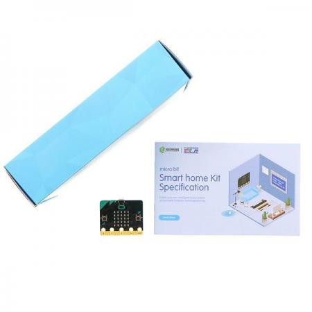 디바이스마트,오픈소스/코딩교육 > Micro:Bit > 마이크로비트 교육용키트,ELECFREAKS,마이크로비트 스마트홈 키트 (마이크로비트 포함) [EF08198],마이크로비트를 활용하여 쉽고 재미있게 간단한 스마트홈 시스템을 DIY 할 수 있는 키트입니다. / 11가지 샘플 프로젝트가 소개 되어있음 / 마이크로비트 보드 포함