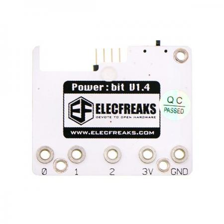 디바이스마트,오픈소스/코딩교육 > Micro:Bit > 마이크로비트 확장/변환보드,ELECFREAKS,Power:bit For Micro:bit [EF03409],마이크로비트 호환 / 소형 사이즈의 확장보드로 2개의 CR2025 리튬 배터리로 작동되며 보드에 부저가 내장되어 있음 / 만보계,타이머,휴대용 음악 방송 등과 같은 프로젝트에 사용하기에 적합 / 작동 전압: 2.7-3.3V