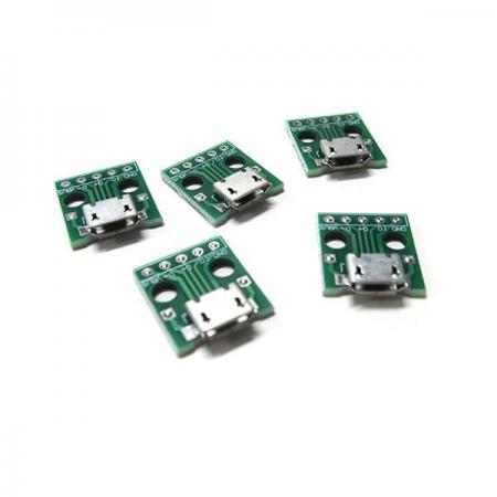 디바이스마트,커넥터/PCB > PCB기판/관련상품 > 특수기판 > 커넥터용 PCB,LK EMBEDDED,마이크로 5핀 USB 커넥터 변환 모듈 NA279,micro USB B Type Socket / FEMALE / PCB 기판 변환 모듈 보드 / size 15mm x 13mm