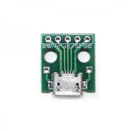 디바이스마트,커넥터/PCB > PCB기판/관련상품 > 특수기판 > 커넥터용 PCB,LK EMBEDDED,마이크로 5핀 USB 커넥터 변환 모듈 NA279,micro USB B Type Socket / FEMALE / PCB 기판 변환 모듈 보드 / size 15mm x 13mm