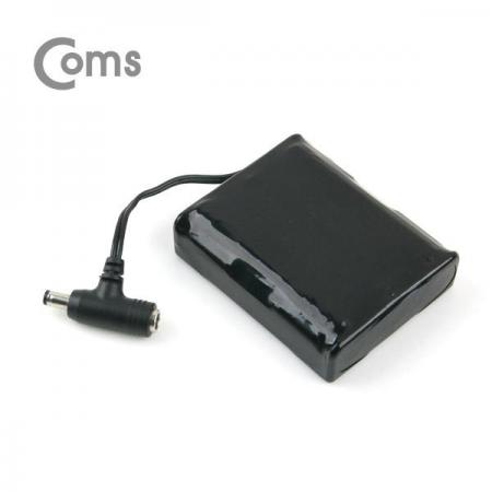 디바이스마트,전원/파워/배터리 > 배터리/배터리홀더 > 배터리팩 Pack > 리튬이온 Li-ion,Coms,[LC3094] Coms 18650 충전지 팩(T자형), DC12V/2.6Ah / 3.7V/2600mA*3ea,제조사 : Coms / 셀 규격 : 18650 / 셀연결방식 : 3S1P / 내부 셀 갯수 : 3개 / 전압 : 12V / 용량 : 2600mAh / 소재 Li-ion / 충전단자 : DC잭 5.5×2.1 소켓 / 출력단자 : DC잭 5.5×2.1 플러그 / 특징 : 동시 충·방전 불가