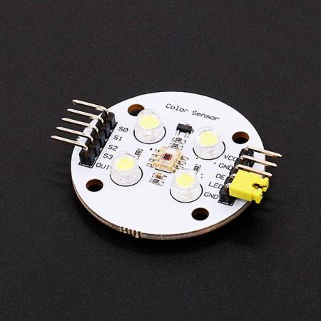 디바이스마트,MCU보드/전자키트 > 센서모듈 > 빛/조도/컬러/UV > 컬러/UV센서,ELECFREAKS,Color Sensor Module COLSEN01 [EF03047],TCS3200을 기반으로 한 컬러 센서 모듈 / 광 강도를 주파수로 고해상도 변환 / 단일 전원 동작 (2.7V~5.5V)
