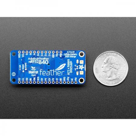 디바이스마트,오픈소스/코딩교육 > 파이썬/IoT 개발 보드 > nRF52840/nRF54L15,Adafruit,Adafruit Feather nRF52840 Express [ada-4062],아두이노 호환 / 저전력 2.4GHz 스펙트럼 무선 프로토콜 / IOS 또는 안드로이드 스마트폰, 태블릿을 사용하는 휴대용 프로젝트에서 사용하기에 적합 / 3.7V 리튬폴리머 배터리용 커넥터가 있으며 배터리 충전 기능이 내장되어 있음