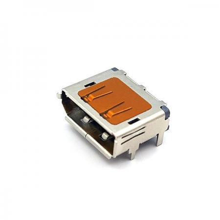 디바이스마트,커넥터/PCB > I/O 커넥터 > USB/IEEE 커넥터 > HDMI/DVI 커넥터,SZH,디스플레이포트 소켓 (암) DP port smd socket F [TDB-18],Display Port(DP) Socket / FEMALE / PCB 기판용 SMD 타입 / 앵글타입 / 20pin