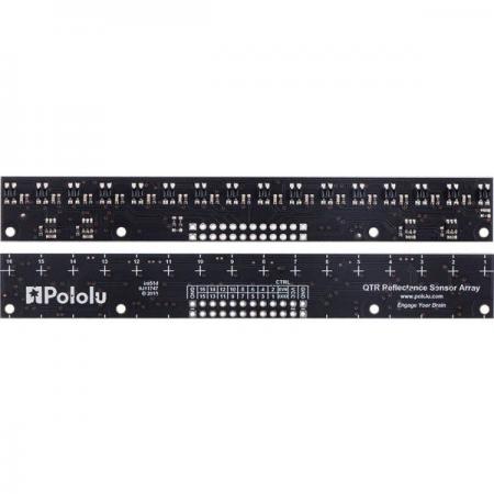 디바이스마트,MCU보드/전자키트 > 센서모듈 > 라이다/거리/초음파/라인 > 적외선(IR)/라인센서,Pololu,QTR-MD-16RC Reflectance Sensor Array: 16-Channel, 8mm Pitch, RC Output #4156,라인 감지와 같은 반사율의 변화를 정확하게 식별하는 데 유용 / 작동 전압: 2.9V ~ 5.5V / 센서 유형: QTR / 일반적으로 물체를 약 50mm 까지 탐지