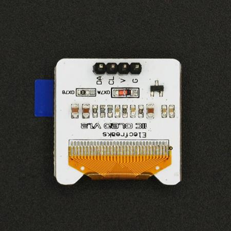 디바이스마트,MCU보드/전자키트 > 디스플레이 > LCD/OLED,ELECFREAKS,IIC OLED Module [EF03155],컨트롤러 칩에 의해 켜지거나 꺼지는 128x64 개별 백색 OLED 픽셀로 이루어짐 / OLED 자체 발광, 백라이트 없음 / 작동 전압: 3.3-5V