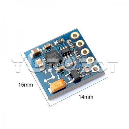 디바이스마트,MCU보드/전자키트 > 센서모듈 > 가속도/자이로/지자기센서 > 지자기센서,YwRobot,QMC5883L 3축 지자기 센서 모듈 [SEN330203],아두이노 호환 / 전압 : 3.3V, 5V / 인터페이스 : IIC / 칩 : QMC5883L / 측정 범위 : ± 1.3-8 Gauss