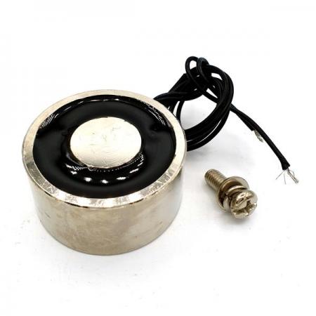 디바이스마트,스위치/부저/전기부품 > 지원부품 > 자석/네오디움 > 자석(전자석/홀더),CINLINELE,24V 330mA 250N 방습 전자석홀더 [40/20-24V],전류 공급시에 자성이 생기는 제품으로 짧은시간 강력한 흡착력을 가집니다.