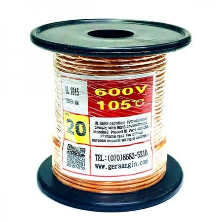 디바이스마트,케이블/전선 > KS/UL/절연전선 > UL절연전선 > UL1015 (Lead Wire) 절연전선,거상인,[GSH-152038] UL1015-AWG20_30 (30M) (오렌지색),극세선 난연성 전선 / AWG20 / 길이 : 30M / VOLT : 600V / TEMP : 105℃ / 오렌지색
