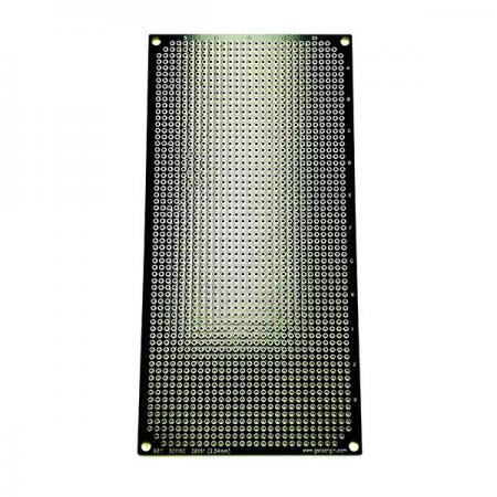 디바이스마트,커넥터/PCB > PCB기판/관련상품 > 특수기판 > 특수제작 PCB,거상인,[RB11] 80*160 보급형 원형만능기판 - 단면,납땜 작업성이 우수한 원형 양면 기판 / Pitch : 2.54mm