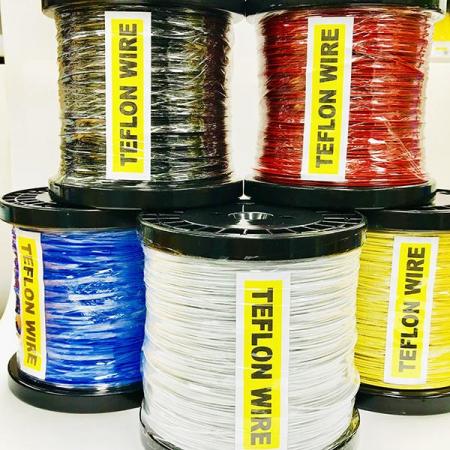 디바이스마트,케이블/전선 > KS/UL/절연전선 > 범용전선,거상인,[GSH-806100] TEFLON WIRE_0.6mm_AWG22_Black_단심_100M,TEFLON WIRE / 100M / AWG : 22 (0.6mm) / 단심 / 검정색