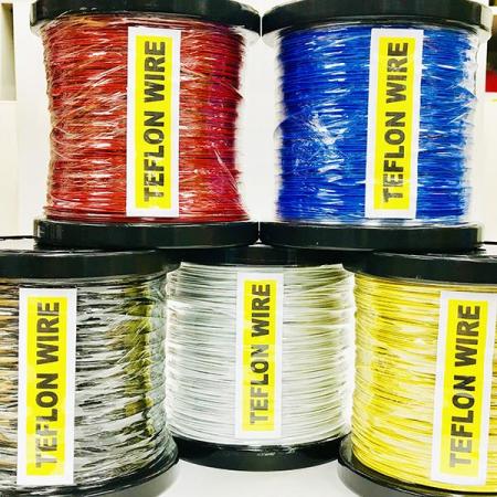 디바이스마트,케이블/전선 > KS/UL/절연전선 > 범용전선,거상인,[GSH-806100] TEFLON WIRE_0.6mm_AWG22_Black_단심_100M,TEFLON WIRE / 100M / AWG : 22 (0.6mm) / 단심 / 검정색