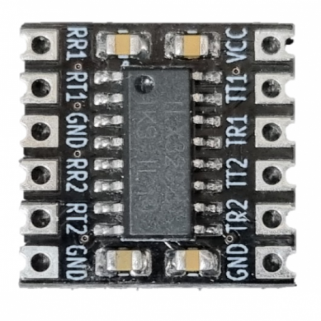 디바이스마트,MCU보드/전자키트 > 개발용 장비 > USB/RS232/RS485 컨버터,아이오테크놀로지,TTL232 TO RS232 (DIP & SMD) [IOT-CON-RS232N],MAX3232(호환)적용 / 전압 3V~5V / RS232(RX, TX, RTS, CTS등)을 TTL232(UART RX, TX) Level로 변경 / 사이즈:15mm X 13mm