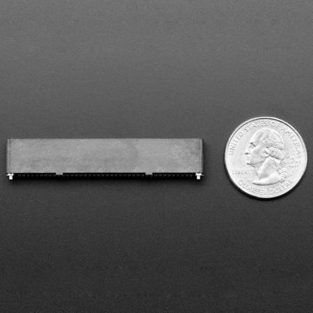 디바이스마트,오픈소스/코딩교육 > Micro:Bit > 마이크로비트 케이스/악세사리,Adafruit,SMT Straight Connector for micro:bit [ada-3888],마이크로비트용으로 설계된 표면실장형 엣지 커넥터로 매우 얇고 SMT이라서 자동화가 편리 / 마이크로비트가 PCB에 수직으로 삽입되는 스트레이트 타입