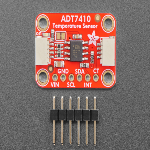 디바이스마트,MCU보드/전자키트 > 센서모듈 > 온도/습도 > 온도센서,Adafruit,ADT7410 High Accuracy I2C Temperature Sensor Breakout Board [ada-4089],Arduino , ESP8266, Metro 등과 호환 / 고정밀 및 고해상도 온도 센서 내장 / 넓은 입력 전압 범위 : 2.7V ~ 5.5V / -40 ° C ~ + 105 ° C (2.7 V ~ 3.6 V)에서 ± 0.5 ° C / I2C 버스에서 최대 4 개의 센서를 허용