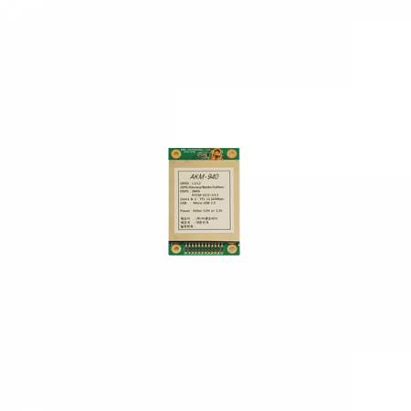 디바이스마트,MCU보드/전자키트 > 통신/네트워크 > GNSS/GPS > 정밀/고성능 GPS 모듈,아센코리아,L1/L2 RTK GNSS [AKM940],GNSS Engine, RTK L1/L2 Engine, 안테나 분리형 저 전력 GNSS 수신기 / 0.01m 급 정확도