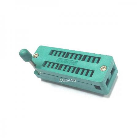 디바이스마트,커넥터/PCB > 핀헤더/IC 소켓 > BURN-IN 소켓,대상일렉트로닉스,Textool-24P (ZIF SOCKET),Textool / ZIF 소켓 / 24핀