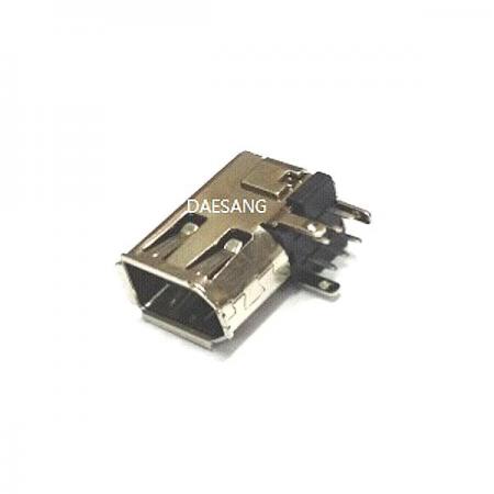 디바이스마트,커넥터/PCB > I/O 커넥터 > USB/IEEE 커넥터 > USB/IEEE/DVI 커넥터,대상일렉트로닉스,1394-6S-버티컬 (1394-D-6-V),IEEE 1394 / Firewire / i-Link / 커넥터 / High Speed Serial Bus / 6pin / 버티컬 타입