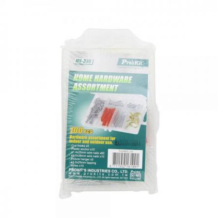 디바이스마트,RLC/수동소자 > 엔지니어 샘플키트 > 기타 키트,Coms,PROKIT (MS-330), 가정용 장비 나사 모음 [PK199],가정용 나사 장비 입니다.