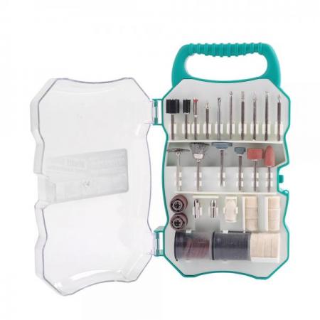 디바이스마트,수공구/전자공구/전동공구 > 작업공구 > 철물/연마공구류 > 연마석/숫돌,Coms,Prokit (PT-5100) 연마 절삭 키트 [PK161],작업에 필요한 악세사리들로 구성되어있는 악세사리 키트. 재활용 성과 쓰임새가 좋아 실용적이며, 정밀 가공 작업에 탁월합니다. 세워서 보관하거나 벽에 걸어 손쉽게 사용 가능합니다. Clean, Sand, Grind, Polish, Engrave 총 다섯 종류의 악세사리로 구성되어 있어 상황에 알맞게, 다양한 용도로 사용하실 수 있습니다.