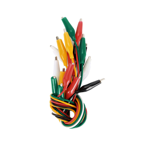 디바이스마트,케이블/전선 > 점퍼/하네스/악어/바나나 > 악어클립/바나나 케이블,KEYES,악어 클립 케이블 10종 셋트 [19210013],악어 클립(小) , 54cm 길이의 5가지 색상 10종 셋트 악어클립 케이블 입니다. 대체상품 : 악어클립(小) 케이블 45cm 5색×2줄 [SZ-XL043]