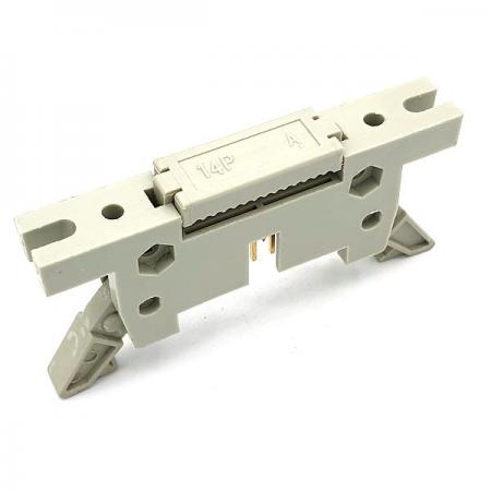 디바이스마트,커넥터/PCB > 직사각형 커넥터 > IDC(플랫) 커넥터 > 2.54mm pitch,Any Vendor,2.54mm 14핀 BOX IDC Header (락타입) [FL11-14P],IDC 플랫 케이블 커넥터 / BOX IDC HEADER / 락(lock) 타입 / 2.54mm pitch / 14pin