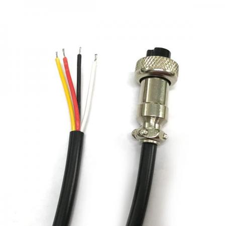 디바이스마트,케이블/전선 > 어셈블리 케이블 > 원형 커넥터 케이블,NW3 (New3),항공잭 써큘러 커넥터 12mm-4핀 cable(1M) [SCK-1204P],항공단자 항공잭 4핀 / 커넥터 홀직경 12mm / 커넥터 타입 암(female) / 케이블 두께 5mm / 케이블 총길이 1M / 전압 300V / 온도 80℃