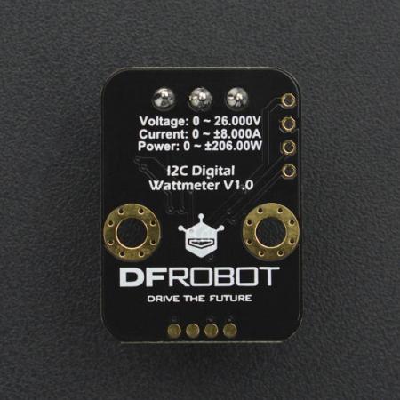 디바이스마트,MCU보드/전자키트 > 센서모듈 > 전압/전류센서,DFROBOT,Gravity: I2C Digital Wattmeter [SEN0291],26V 8A 내에서 다양한 전자 모듈 및 전기 장비의 전압, 전류 및 전력 측정이 가능한 고해상도, 고정밀, 넓은 범위 측정 모듈 / 3.3V, 5V 컨트롤러와 호환 / 태양광 전력 관리, 배터리 게이지, 전자 모듈 전력 평가에 활용