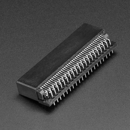 디바이스마트,오픈소스/코딩교육 > Micro:Bit > 마이크로비트 케이스/악세사리,Adafruit,2x40 Right Angle Edge Connector for micro:bit [ada-3342],마이크로비트 보드에 맞는 커넥터로 모든 중요한 핀에 대한 액세스를 제공함 / 맞춤형 PCB와 함께 사용