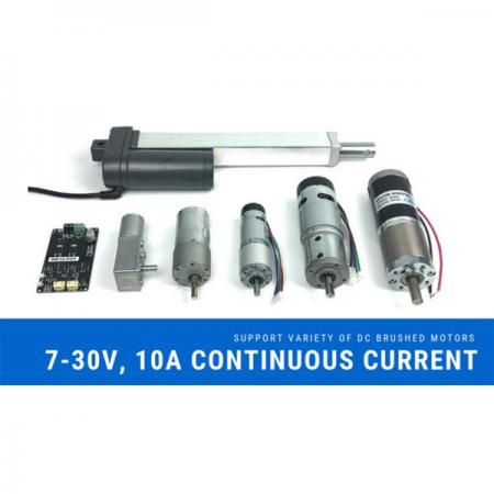 디바이스마트,MCU보드/전자키트 > 버튼/스위치/제어/RTC > 모터/모터컨트롤,Cytron,10 Amp 7V-30V Potentiometer & Switch Control DC Motor Driver [MD10-POT],모터의 구동, 정지, 방향 및 속도 제어 / 프로그래밍 불필요 / brushed DC motor 1개 양방향 제어 / 작동 전압 7V~30V / 최대 전류 30A(10초), 10A(연속) 포함된 포텐셔미터 및 스위치 사용하여 직접 제어 가능 / PWM 및 DIR 입력 / RoHS 인증