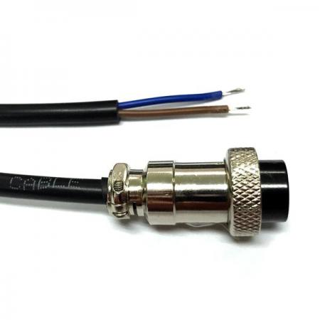 디바이스마트,케이블/전선 > 어셈블리 케이블 > 원형 커넥터 케이블,NW3 (New3),항공잭 써큘러 커넥터 16mm-2핀 cable(3M) [SCK-1602P],항공단자 항공잭 2핀 / 커넥터 홀직경 16mm / 커넥터 타입 암(female) / 케이블 두께 6mm / 케이블 총길이 3M / 전압 500V / 온도 80℃